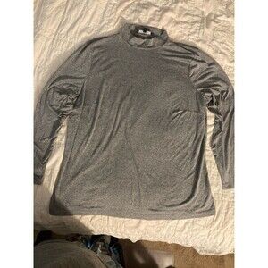 Eloquii Women’s Size 20 Gray Mock Neck Long Sleeves